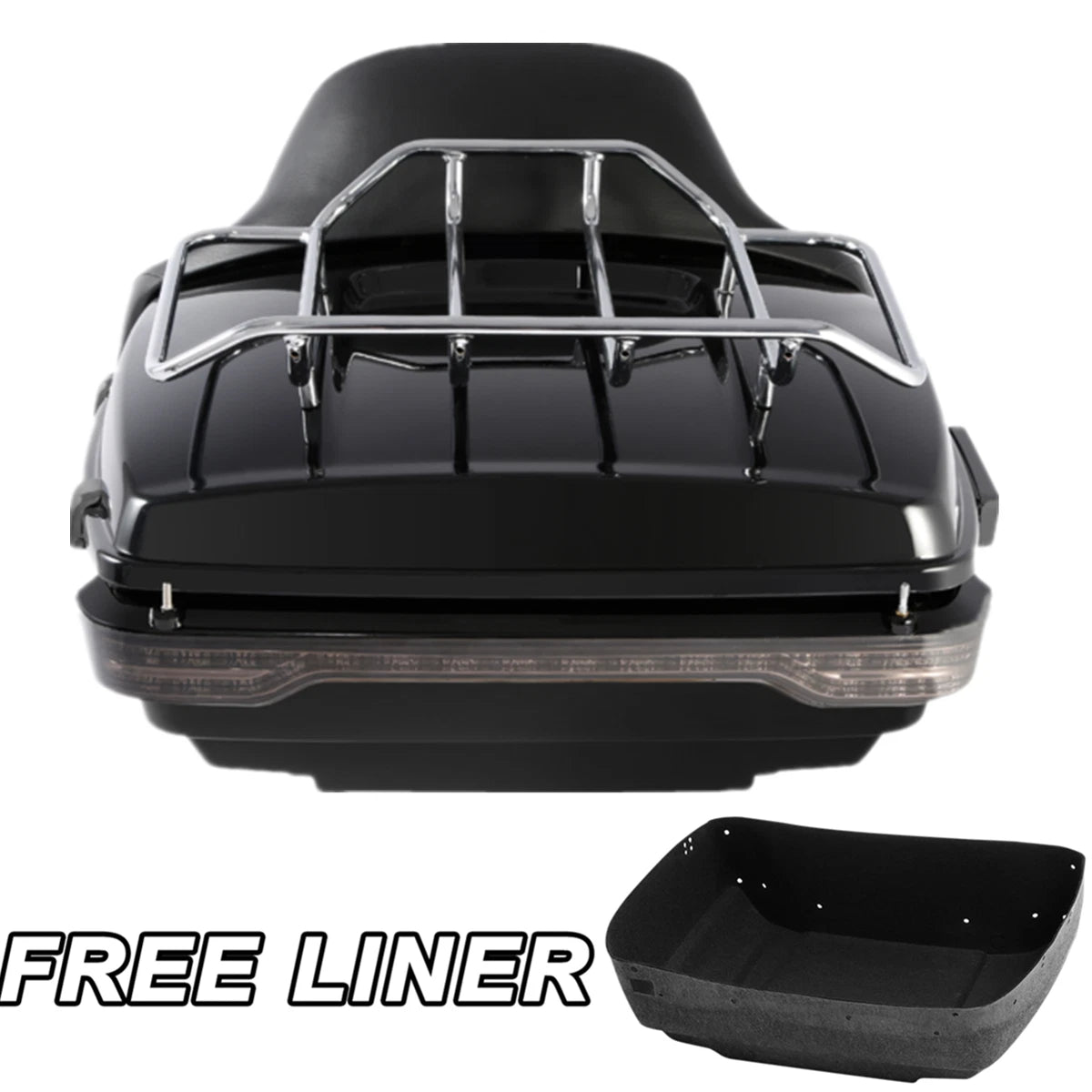 Trunk Pad Rack Tail Light for Harley Electra Glide, Street Glide (2014–Up)