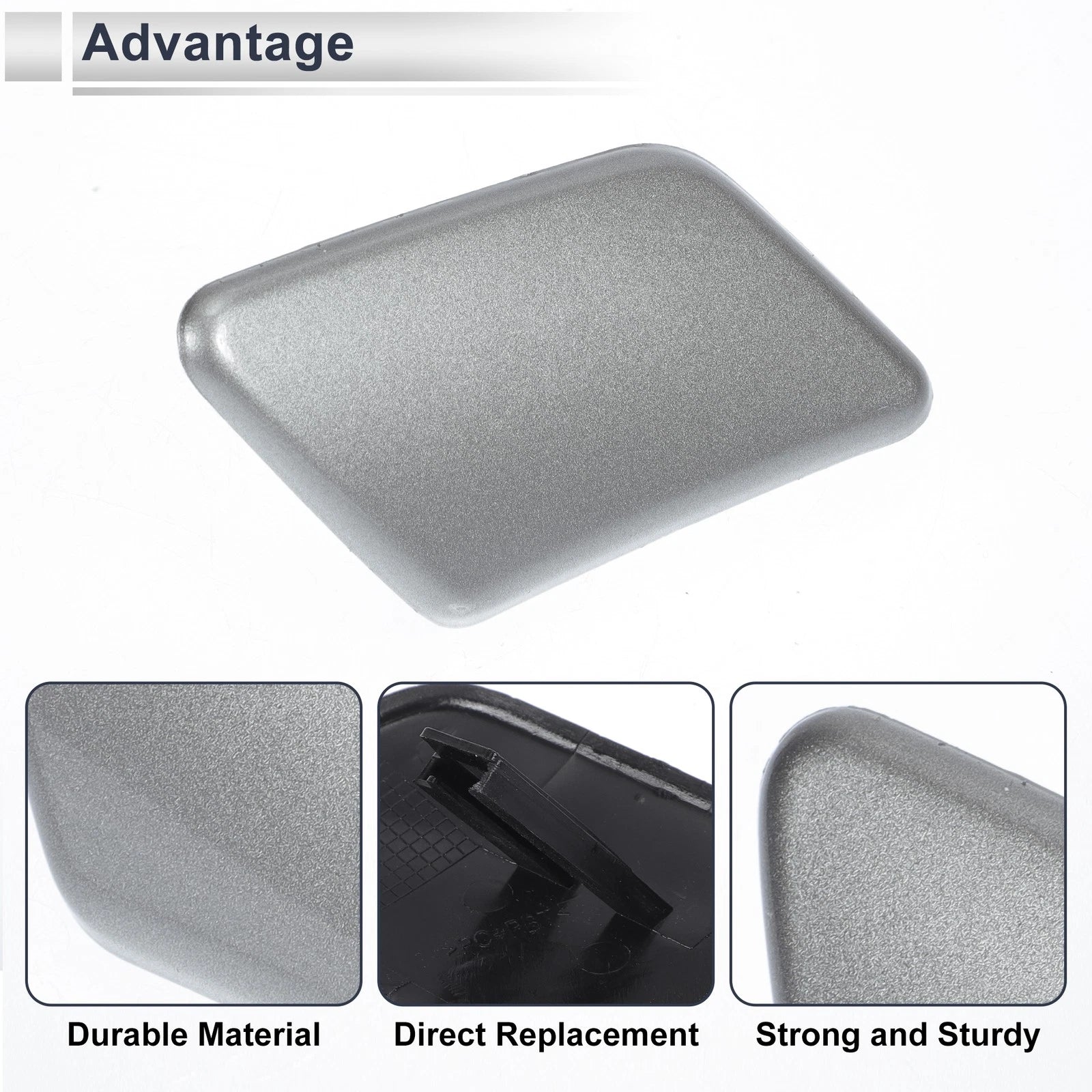 Bumper Headlight Washer Nozzle Cover Cap for Volvo S60 (2007–2011)