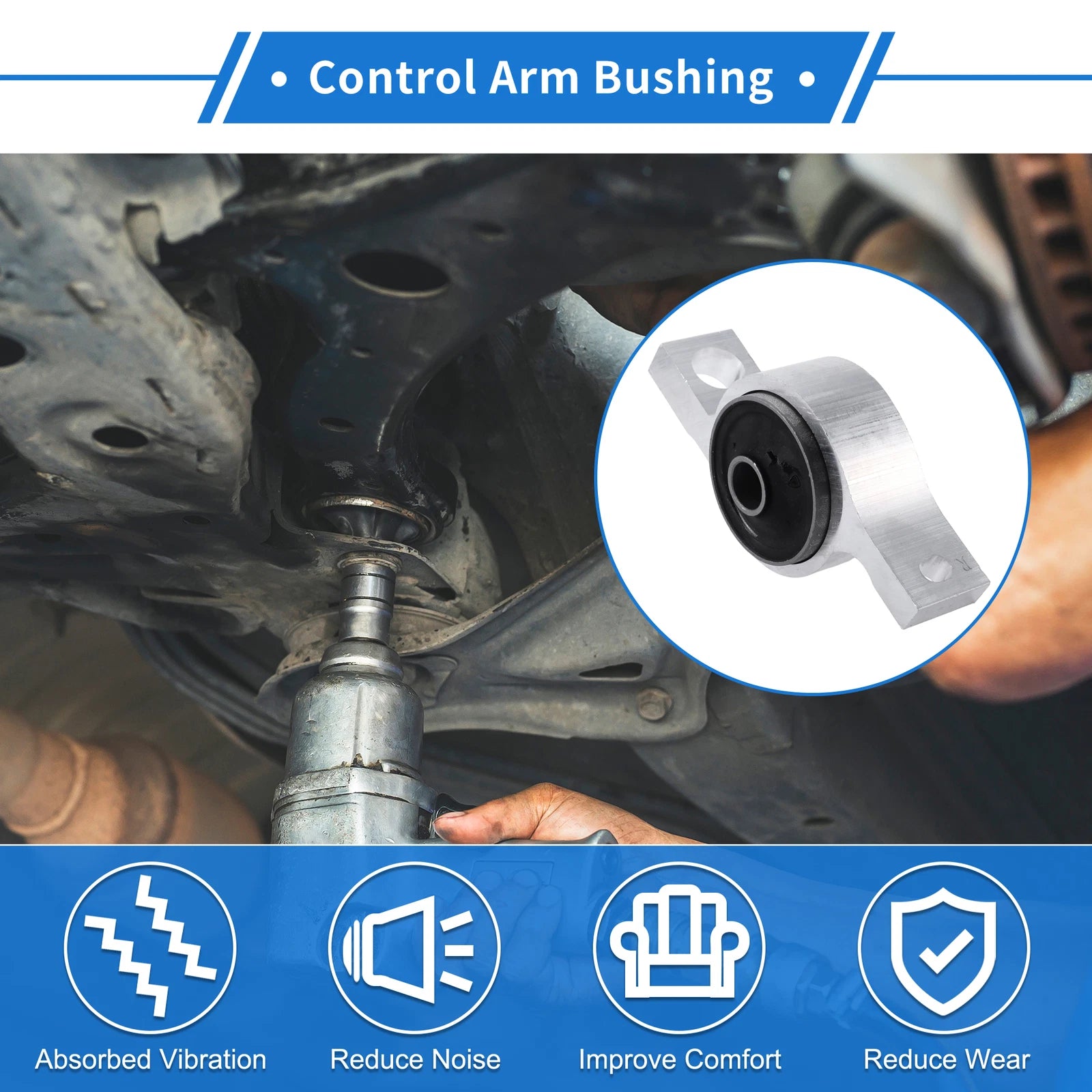 Front Lower Control Arm Suspension Bushing Replacement for Lexus IS250 (2006–2017)