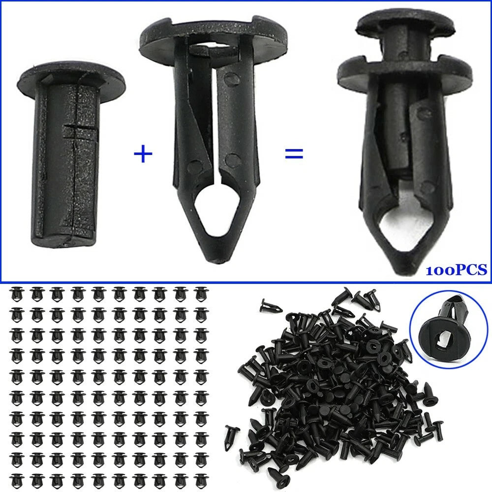 100x Fender Rivets for ATV UTV Maverick Commander Outlander