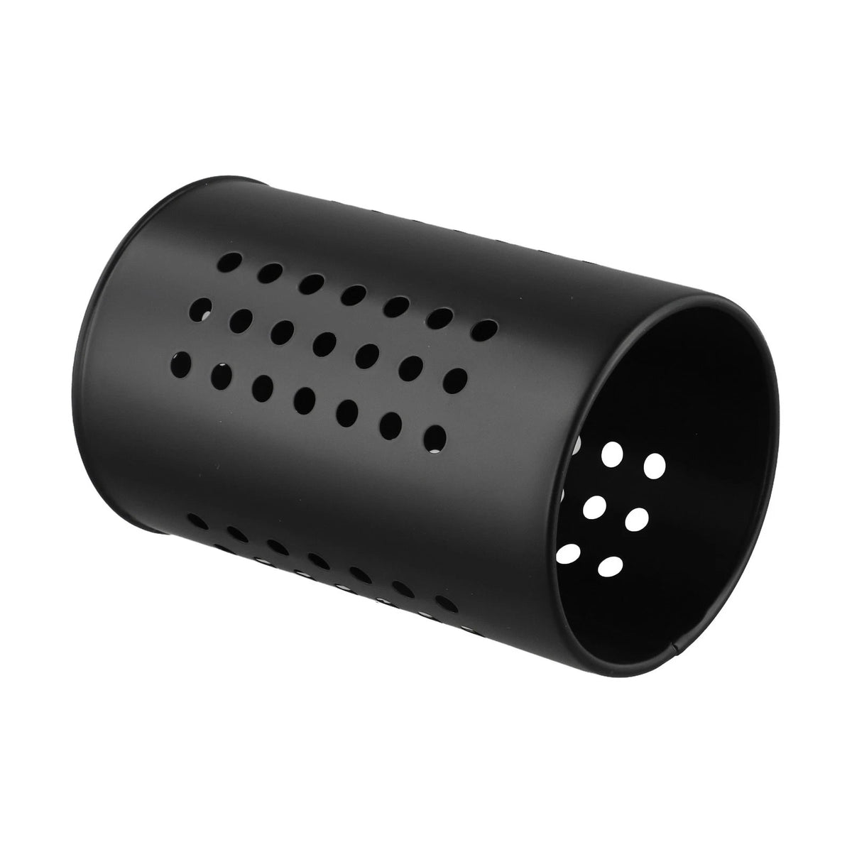 Stainless Steel Kitchen Utensil Holder with Drainage and Elevated Design