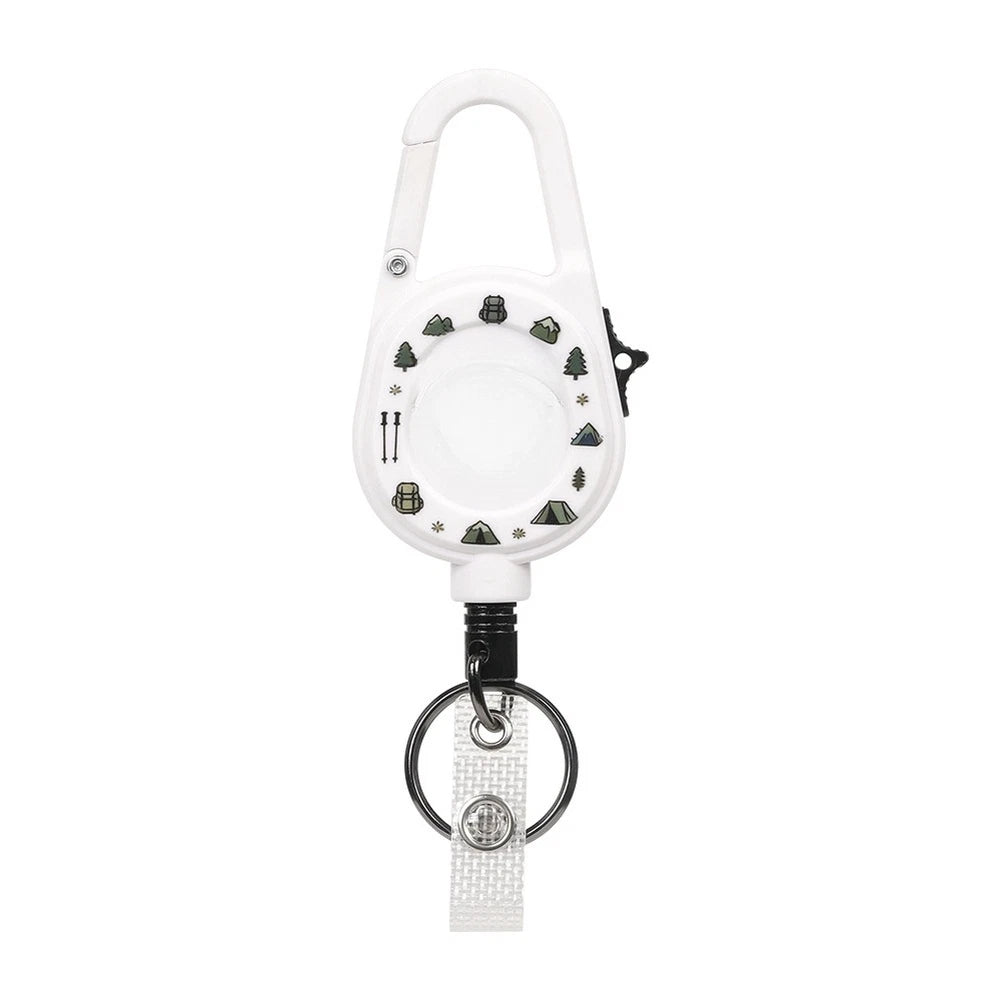 Retractable Keychain Lanyard for Outdoor Use