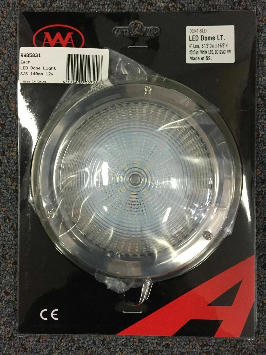 12V LED Dome Light for Boat Caravan Ceiling Lamp (140mm)