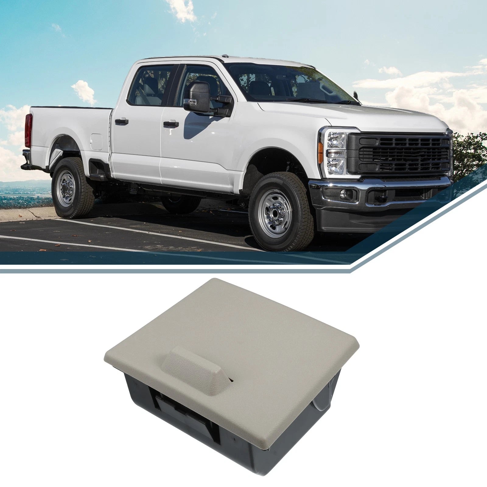 Cup Holder for Ford F-250 Super Duty 2008–2010 Panel Drink Holder Khaki