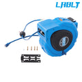 Retractable Extension Cord Reel 65FT 12AWG for Power Tools