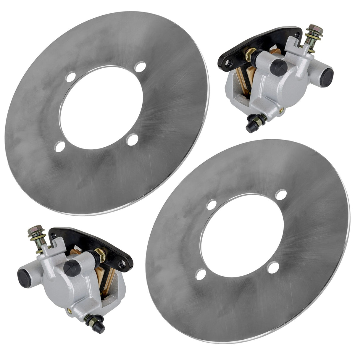 Front Brake Disc and Caliper Replacement Set for Suzuki Vinson 500 (2002–2007)