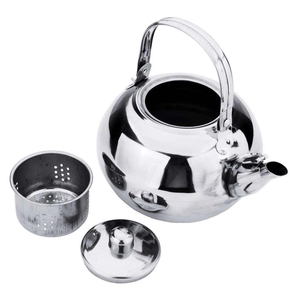 Stainless Steel Teapot for Home Kitchen (No Year Range Provided)