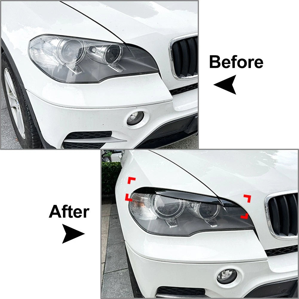 Headlight Eyelid Trim for BMW X5 E70 (2008–2013)