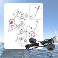 Trim Sender Limit Switch Kit 805320A1 for Mercruiser Alpha One Gen 2 (1983–1990)
