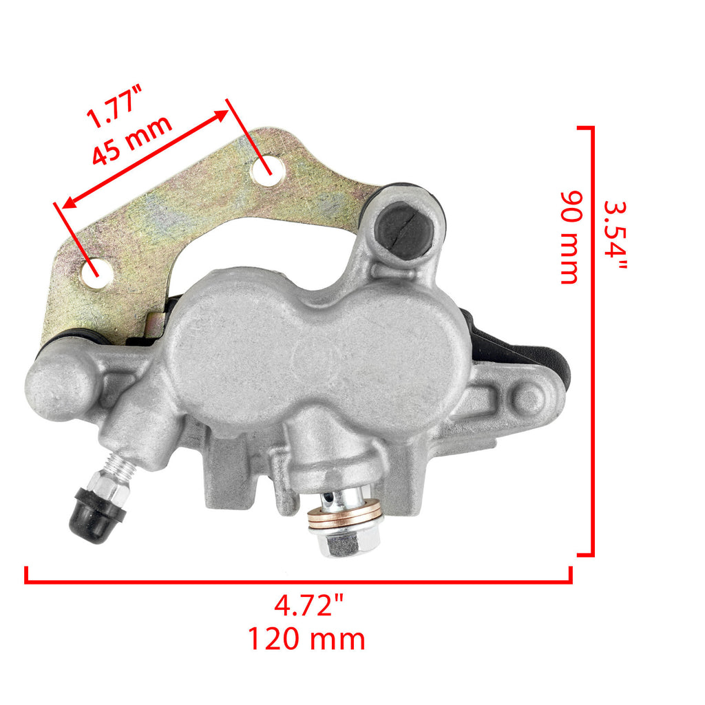 Front Left Right Brake Caliper Replacement for Kawasaki Brute Force 650 (2005–2013)