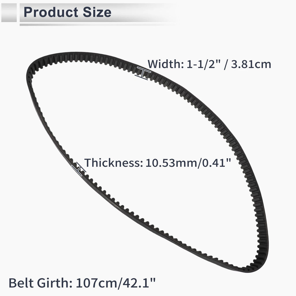 132T V-Belt for Harley Davidson (Width: 1-1/2")