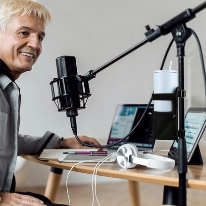 Adjustable Cup Holder for Microphone Stands (2010–2023)