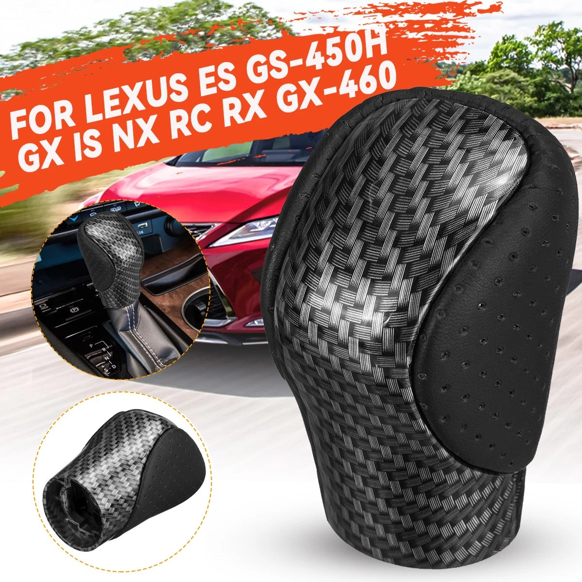 Gear Shift Knob for Lexus ES350 GS350 GX IS350 NX300 RC RX350 (2007–2021)