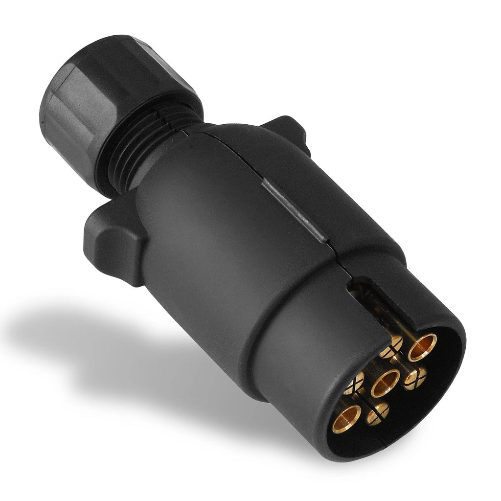 7-Way Round Trailer Plug Adapter for Five Oceans (FO2354)