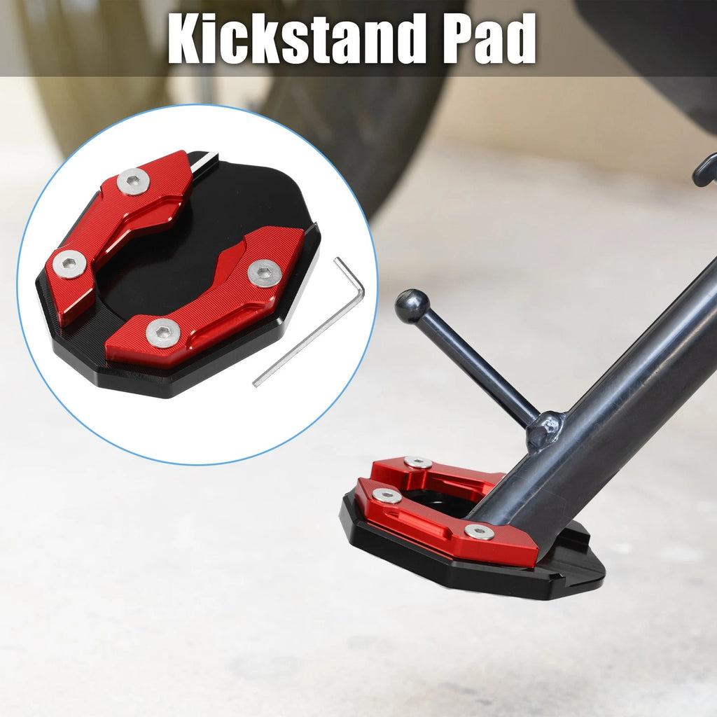 Aluminum Alloy Motorcycle Kickstand Pad Replacement Set for Honda (2018–2024)