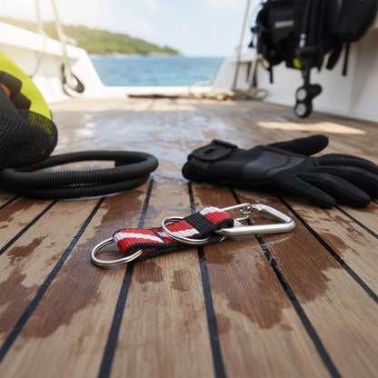 SS316 Lanyard Clasp for Secure Hanging During Diving and Camping
