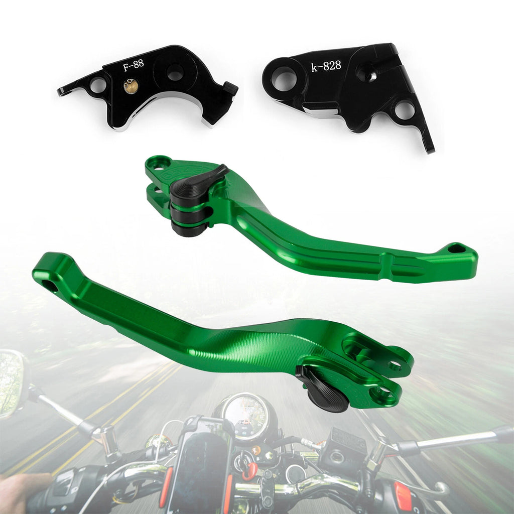 CNC Short Clutch Brake Lever for Kawasaki Z750R Z1000 ZX10R ZX6R (2007–2019)