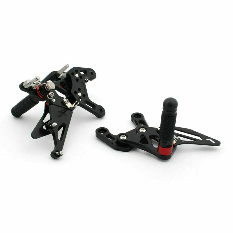 Rearsets Footpegs Pedals for Yamaha YZF-R1 1000 (2009–2014) Black T9