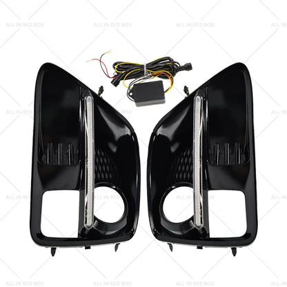 Pair Front LED DRL Turn Light Fog Lamp for Subaru WRX/WRX STi (2015–2017)