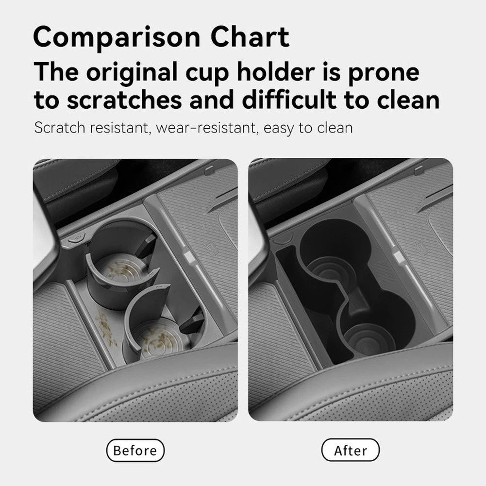 Center Console Cup Holder for KIA EV6 (2024–2025) TPE