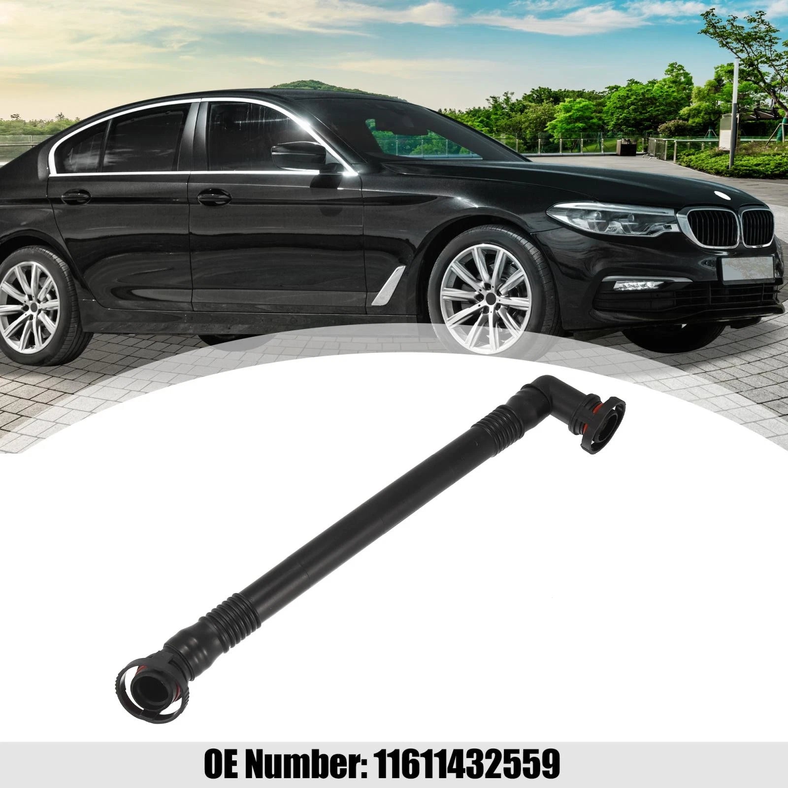 Crankcase Breather Hose Replacement for BMW E46 E39 X3 (2001–2006)
