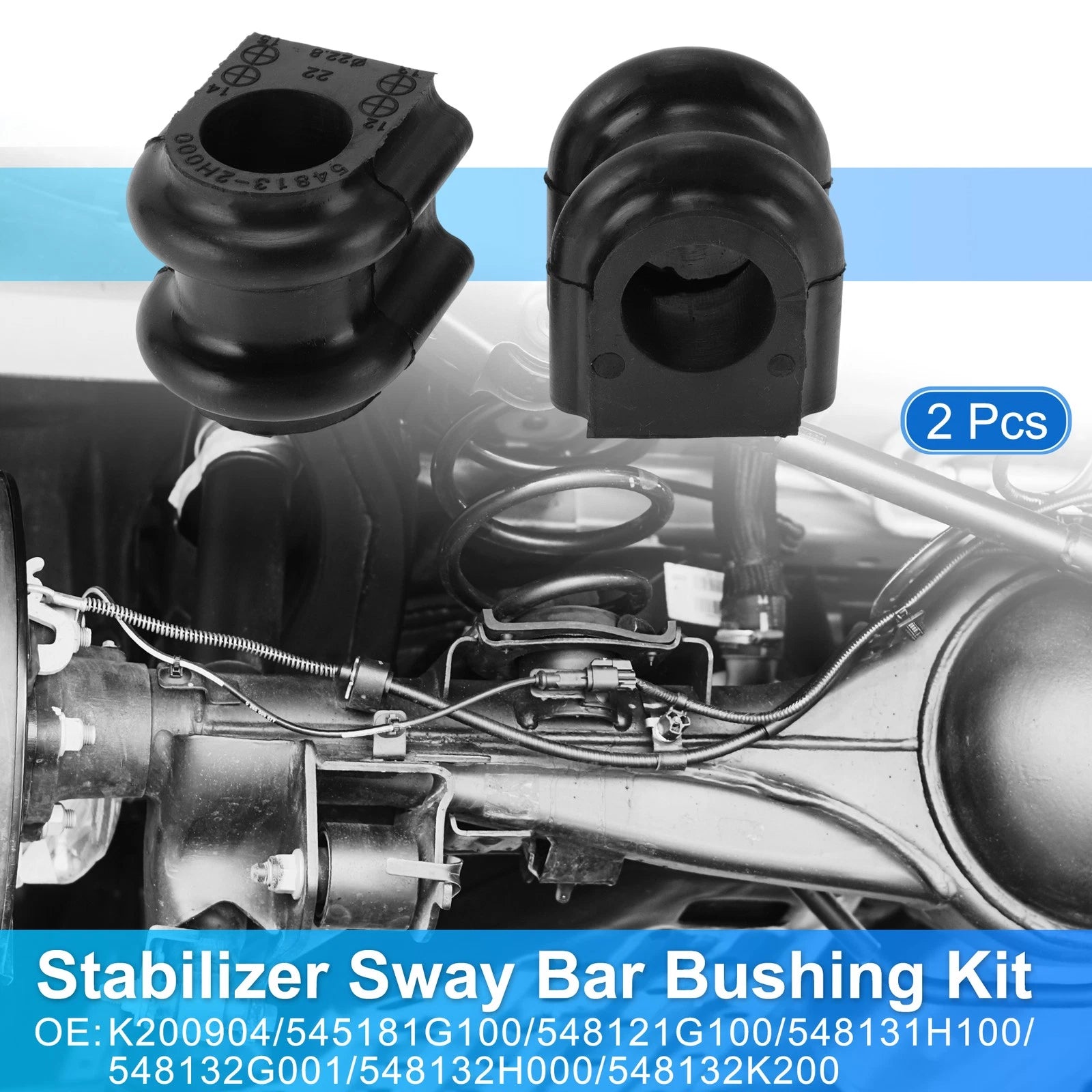 Stabilizer Sway Bar Bushing Kit Replacement for Hyundai Accent (2007–2011)