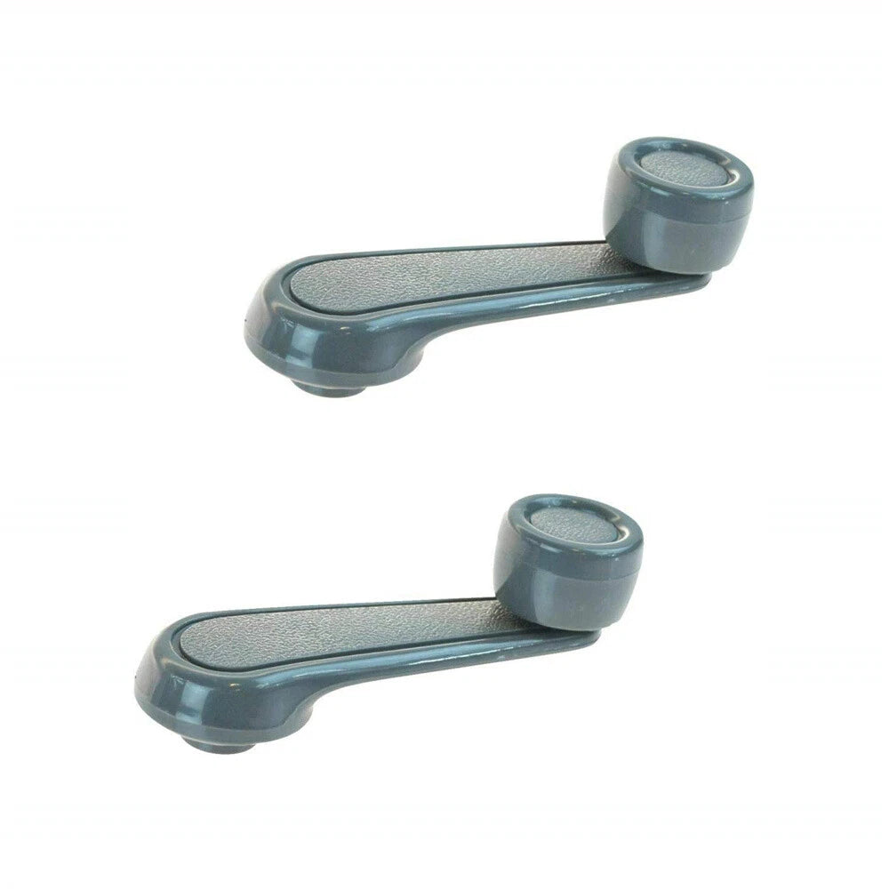 Pair Inside Left Right Window Crank Handle Gray For 1973-1995 Toyota Pickup T100