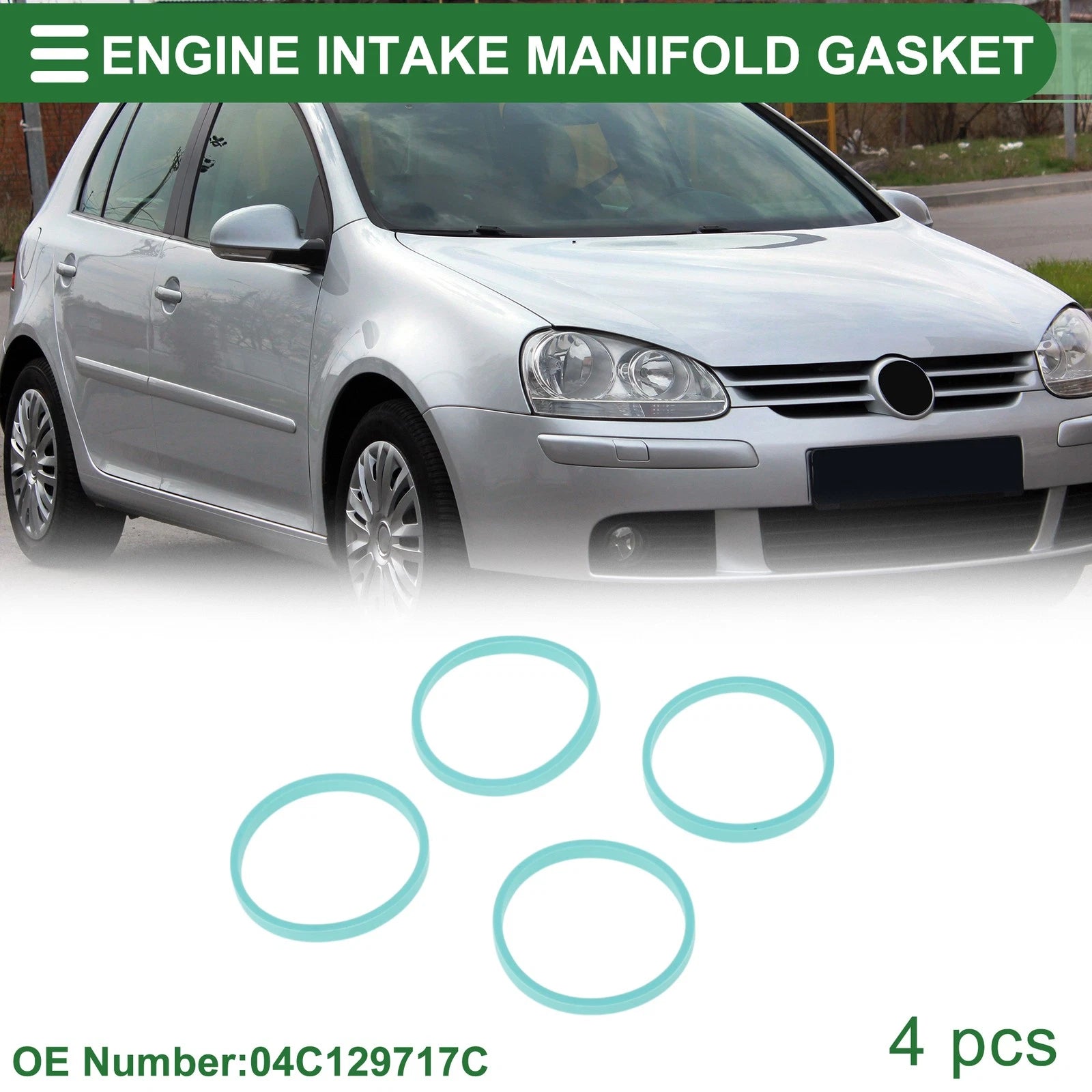 Engine Intake Manifold Gasket Replacement for Volkswagen Cabrio (1999–2002)