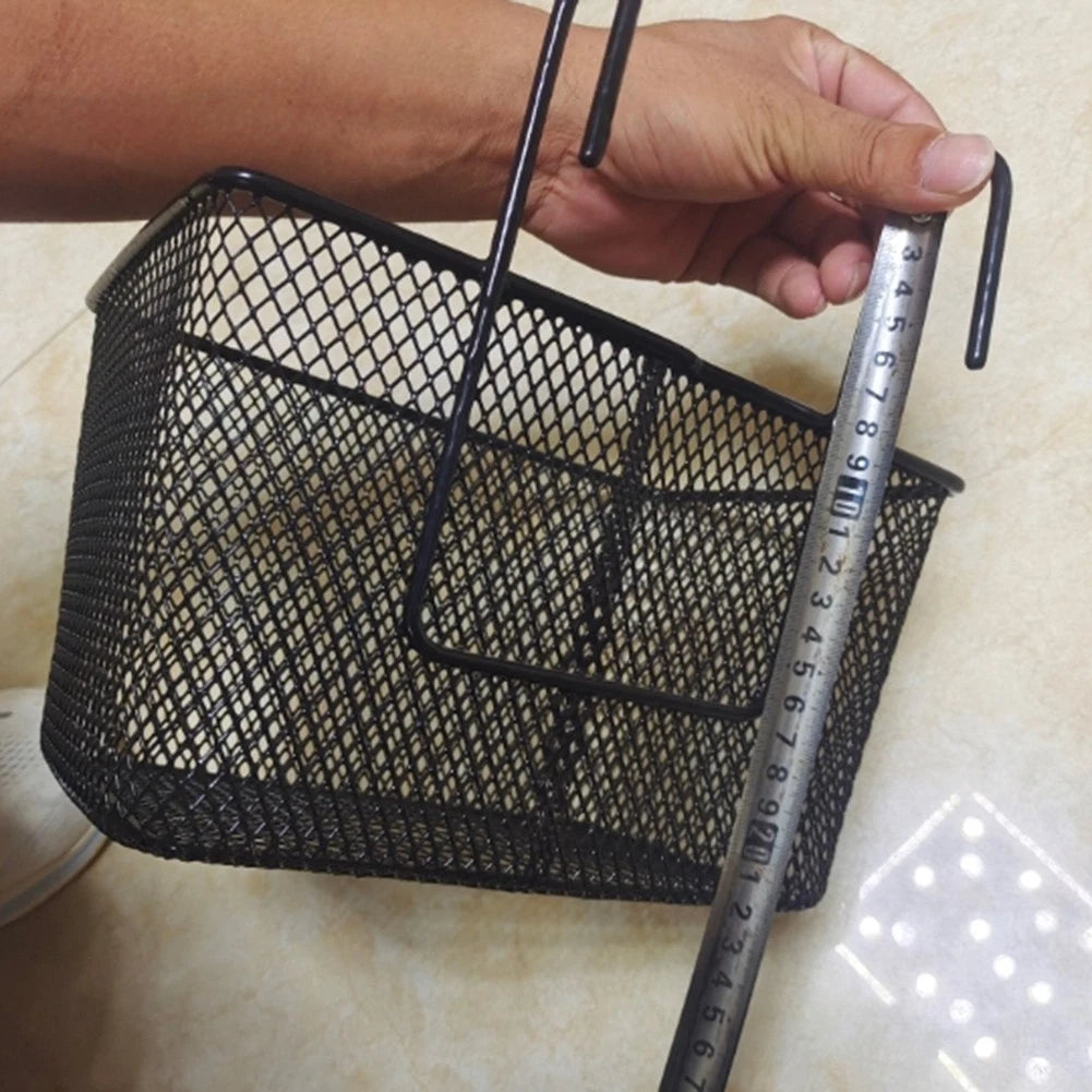 Folding Bike Basket for Convenient Installation on Handlebars