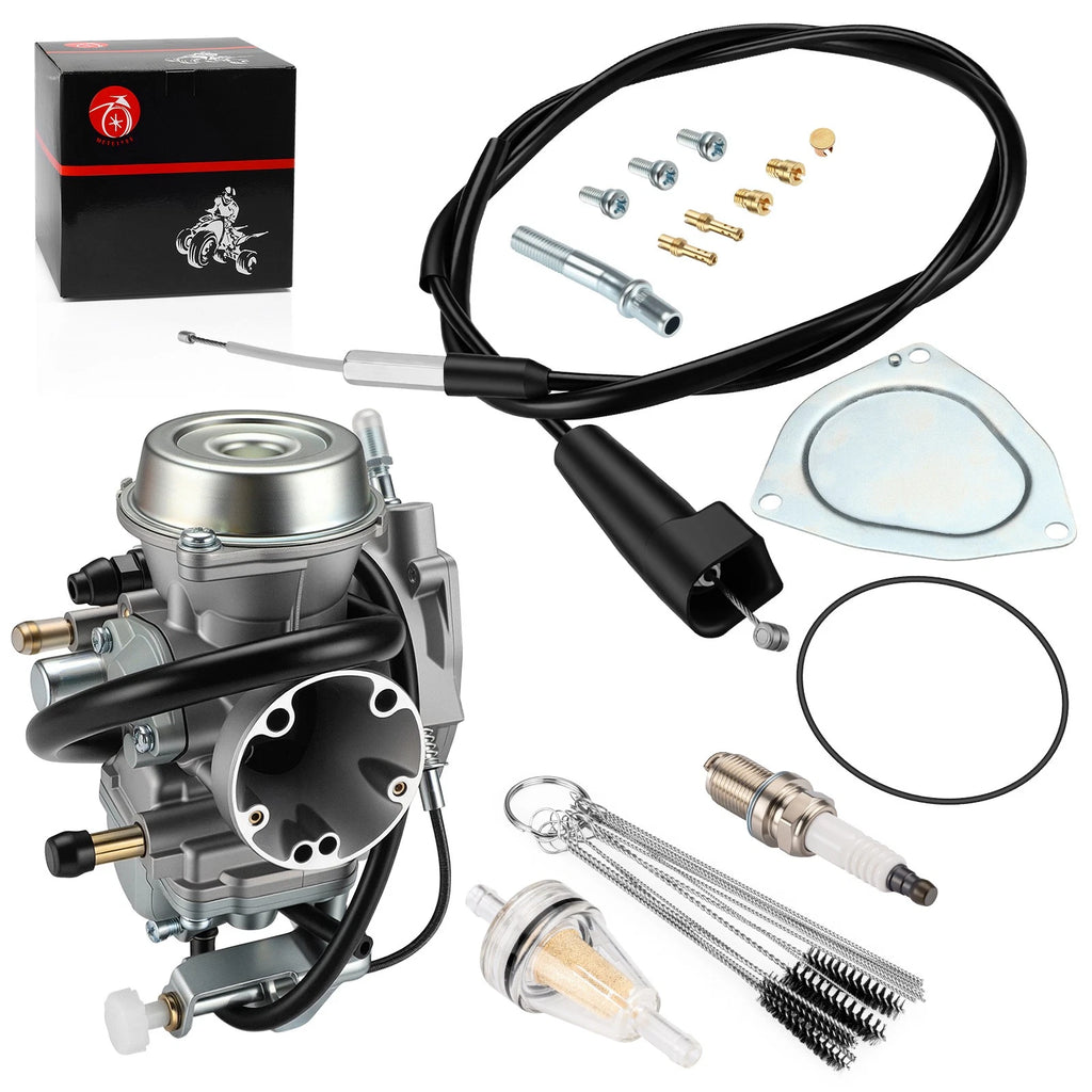 Carburetor and Throttle Cable for Suzuki Ozark 250 (2002–2007)