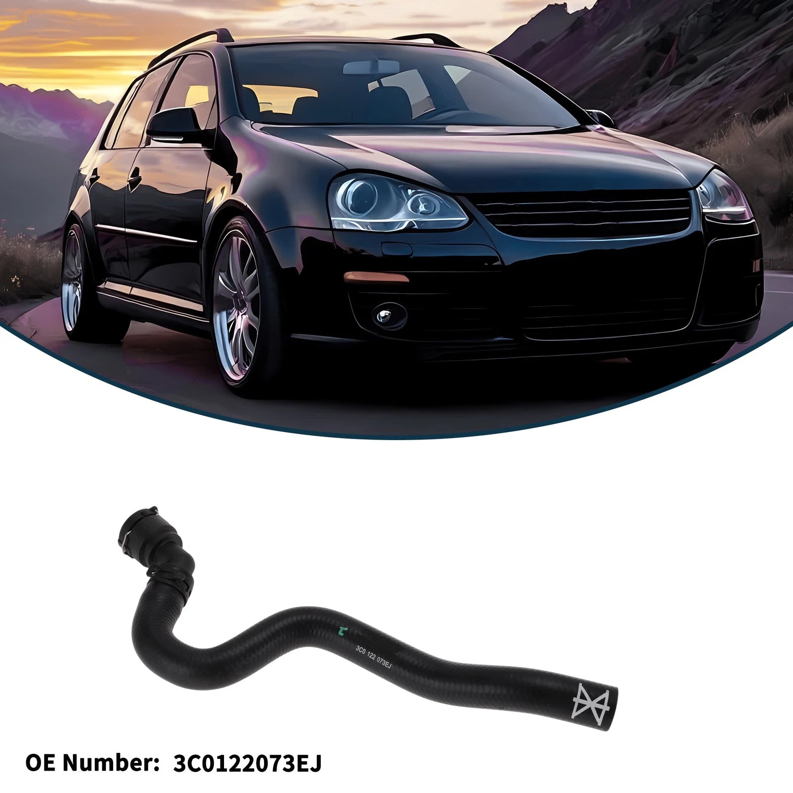 Radiator Hose Replacement for Volkswagen Magotan 2007–2007 Warm Water Pipe