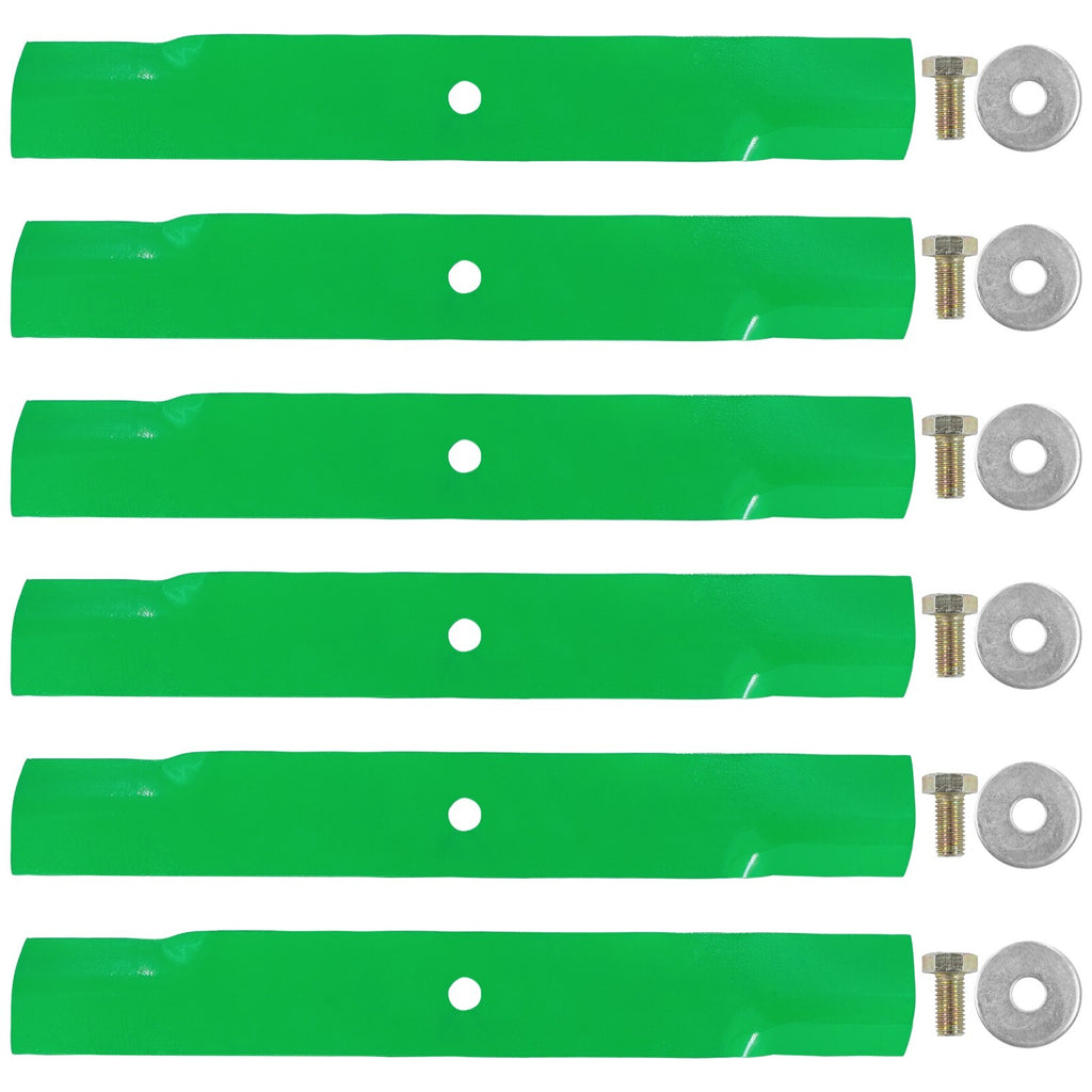 Deck Blade with Bolt Replacement for Hustler Super S Super Mini Z (2003–2003)