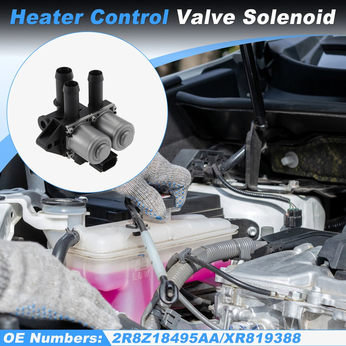 2R8Z18495AA/XR 819388 Heater Control Valve for Ford Thunderbird (2003–2005)
