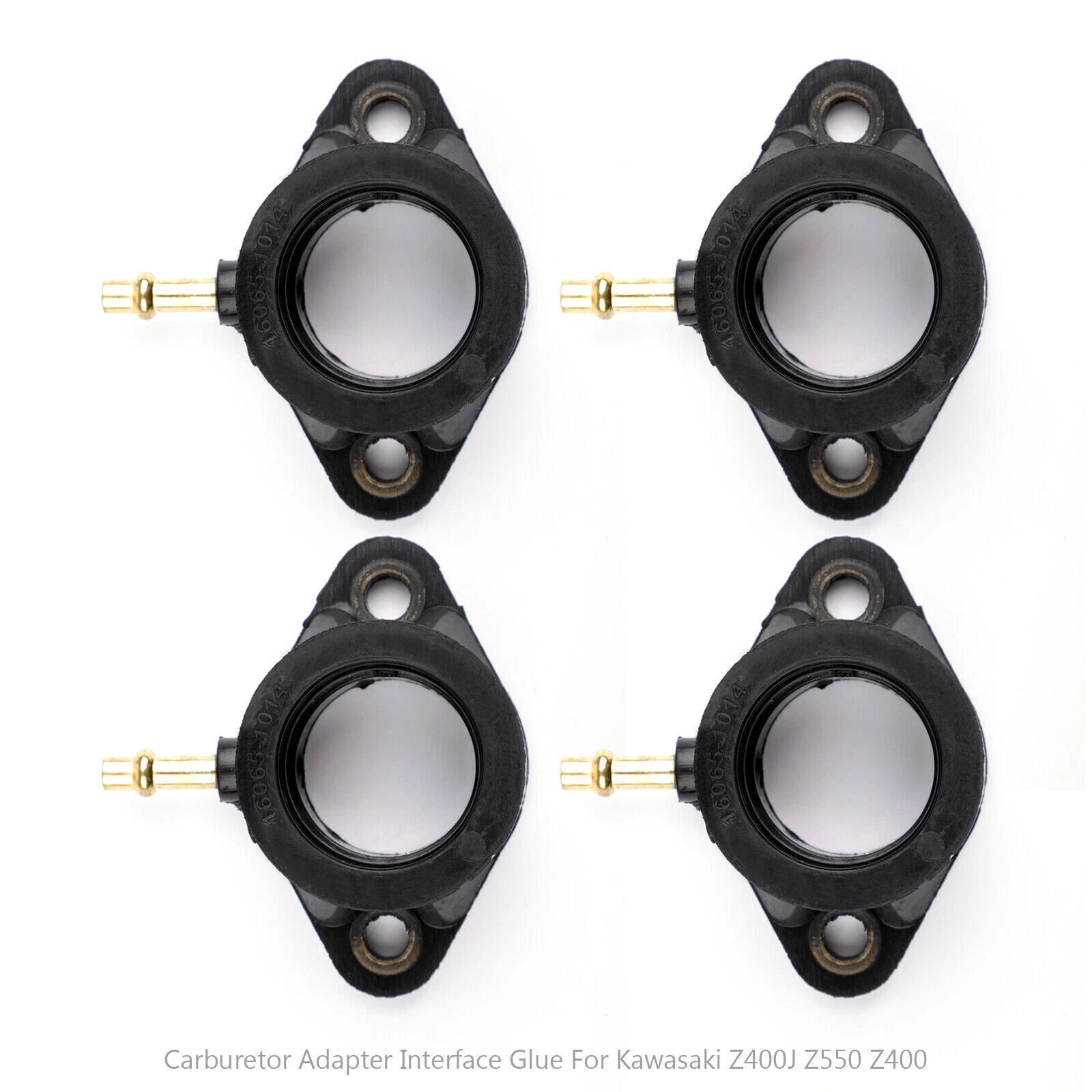 Set of 4 Carburettor to Head Inlet Rubbers for Kawasaki Z500 Z550 (1972–1979)
