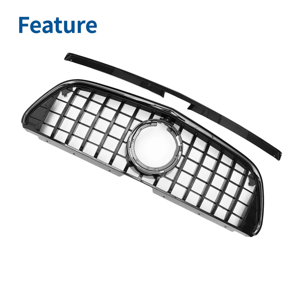 Front Upper Bumper Grille Grill for Mercedes-Benz V-Class W447 (2016–2020)