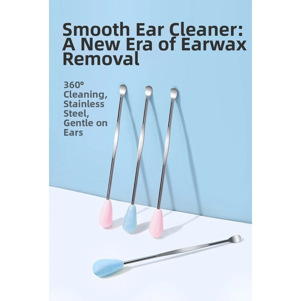 Stainless Steel Earwax Cleaning Tool with Thin Tip for Precise Use