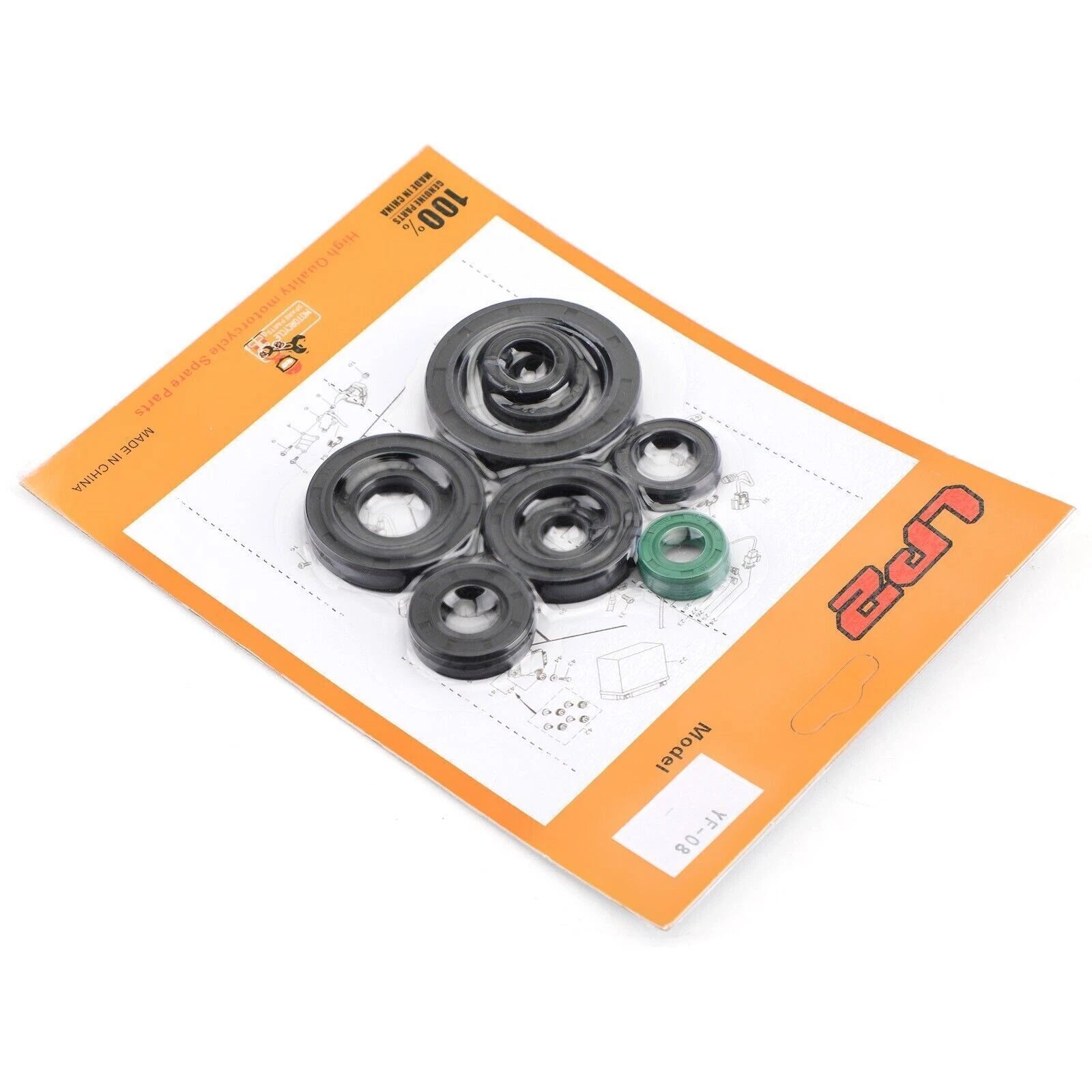 10pcs Engine Oil Seal Kit for Honda CR125R CR125 1987–2003 T9