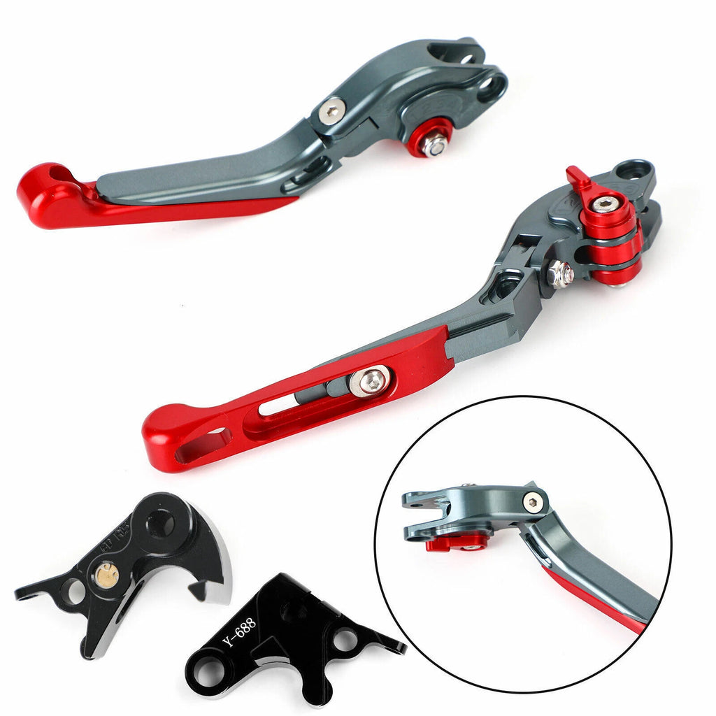Adjustable Clutch Brake Lever for Yamaha MT-09 Tracer 900/GT (2021–2022) YZF R6 Red