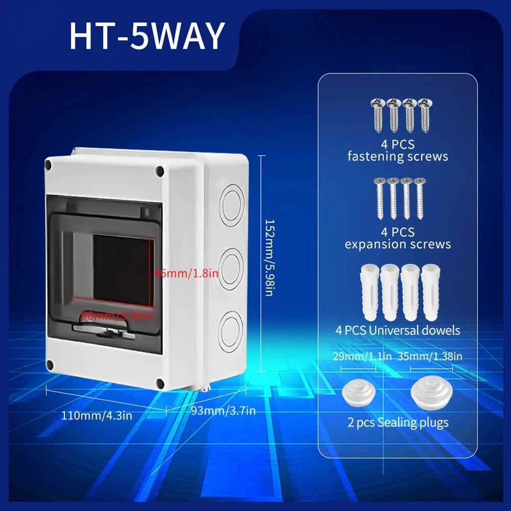 Enhanced Conductivity Distribution Box 50A for Outdoor Use