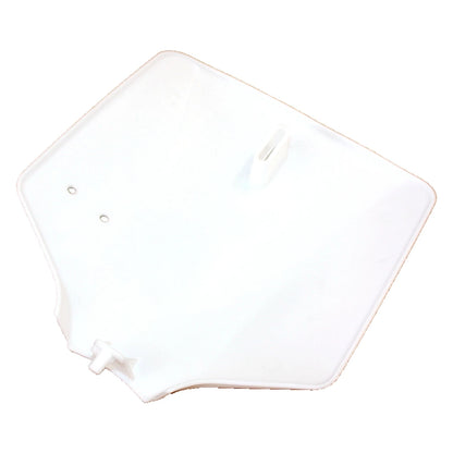 White Front Plastic Number Plate for KLX110 (2010–2023)