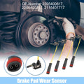 4 Pack Brake Pad Sensor Front Rear for Mercedes-Benz C230 (2005–2011)