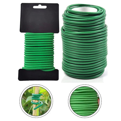 Set of 2 Soft Flexible Garden Plant Tie Wire 28mm & 35mm (10m & 20m)