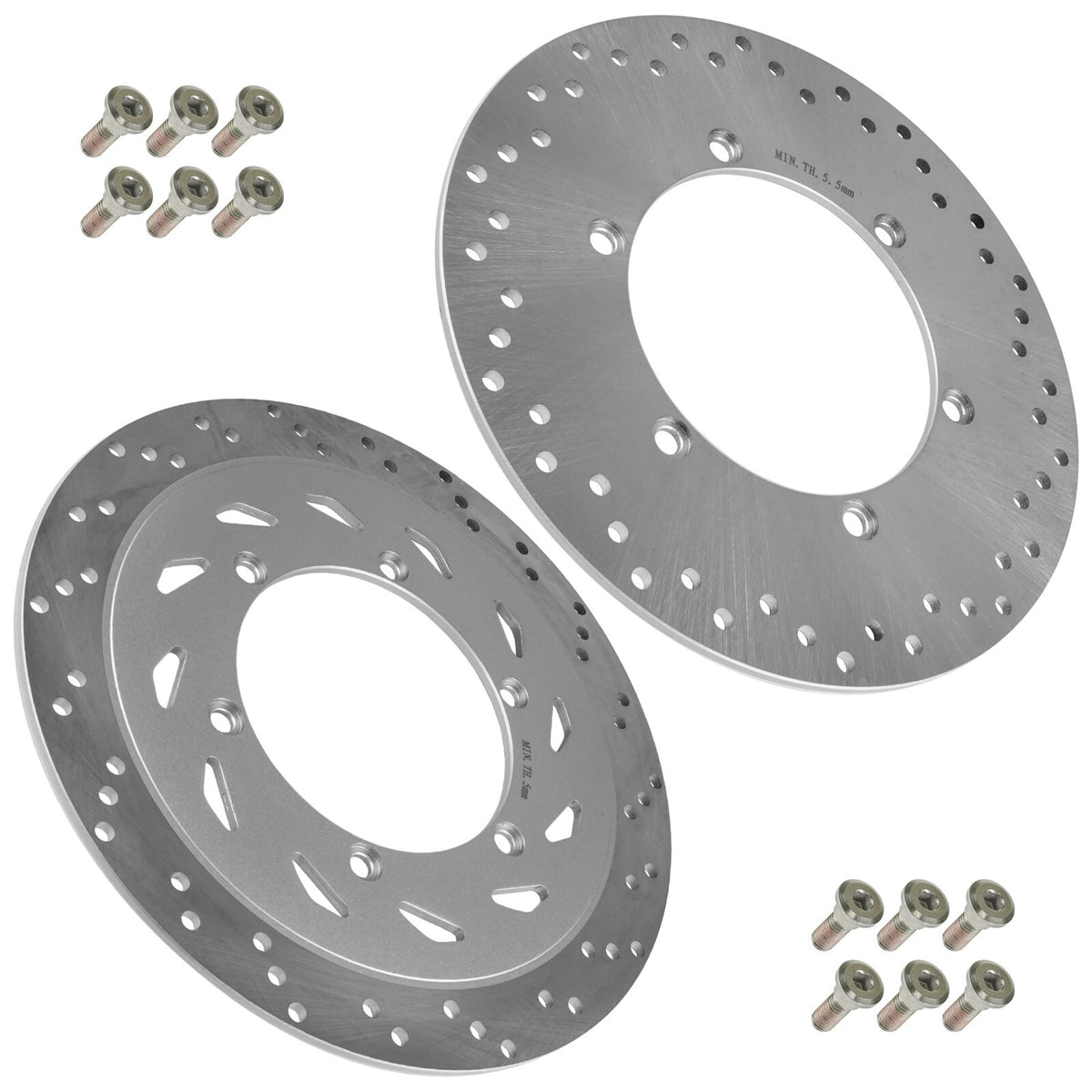 Front Rear Brake Disc Bolt for Honda VTX1300C VTX1300S VTX1300R (2003–2009)