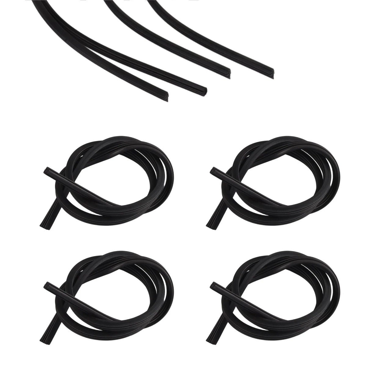 Pack of 6 Windshield Wiper Rubbers for Easy Fit