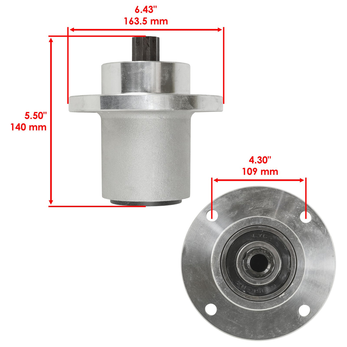 Deck Spindle Blade 54 Inch Replacement for Hustler FasTrak SD (2000–2000)