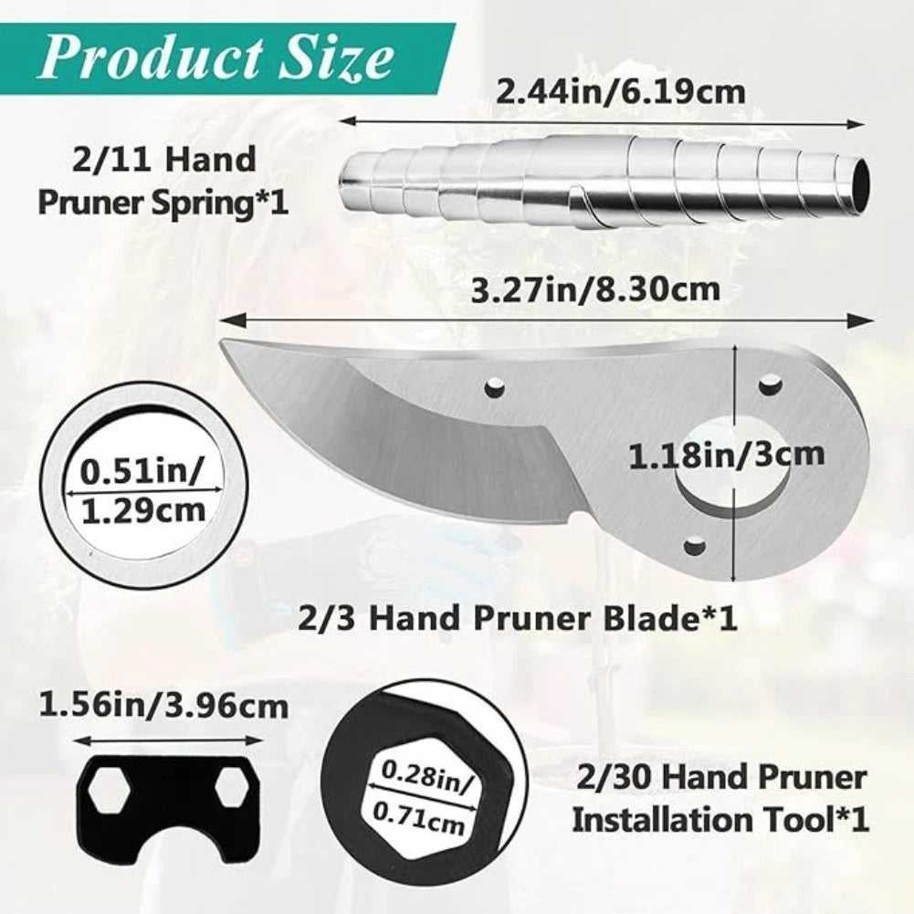 Replacement Blade Spring and Key Kit for Manual Trimmer Models