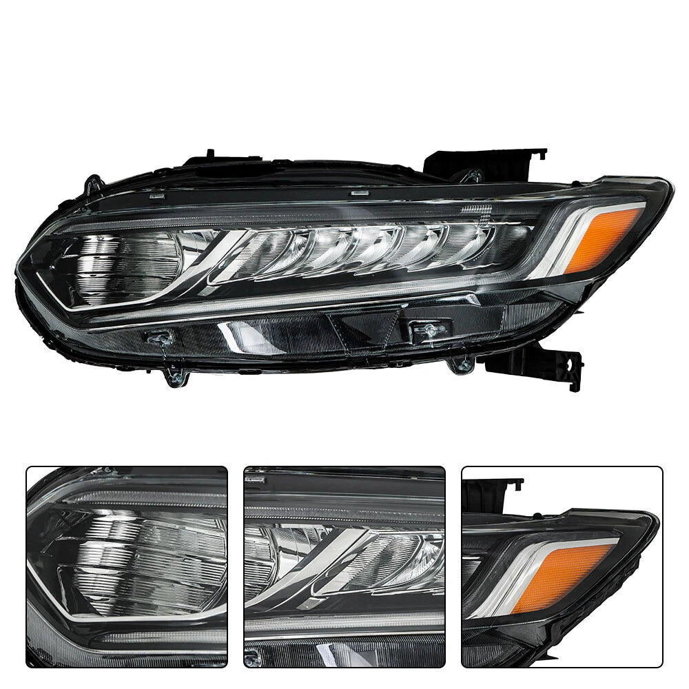 Headlight Assembly for Honda Accord (2018–2021) Left/Driver Side Halogen
