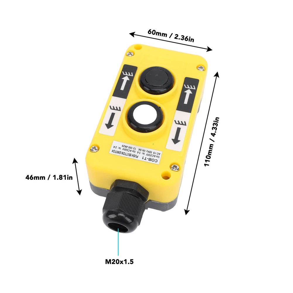 COB T1/T2/T3 Push Button Switch for Outdoor Lifting Equipment