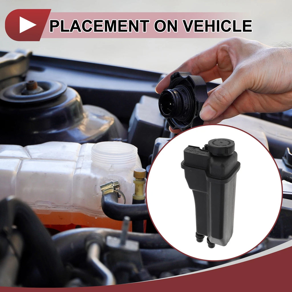 Coolant Expansion Overflow Tank Replacement with Cap for BMW 5 Series (2004–2010)
