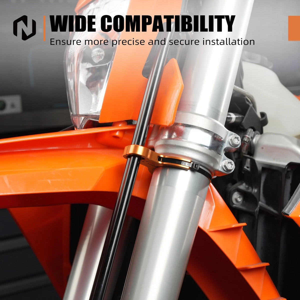 Front Brake Hose Line Guide Clamp for KTM 690 Enduro R SMC R (2008–2026)